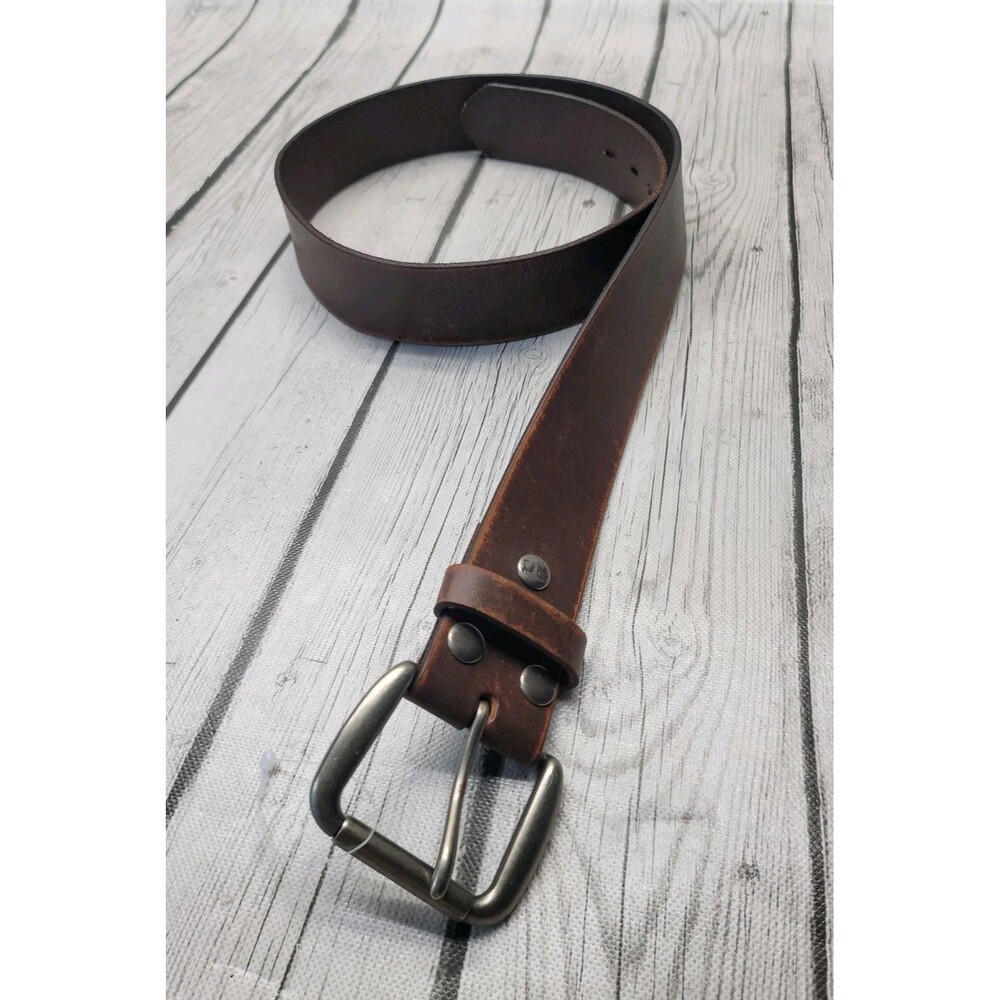 BED STU Hobo Rustic Distressed Brown Unisex 36" Belt Genuine Leather 1.75"